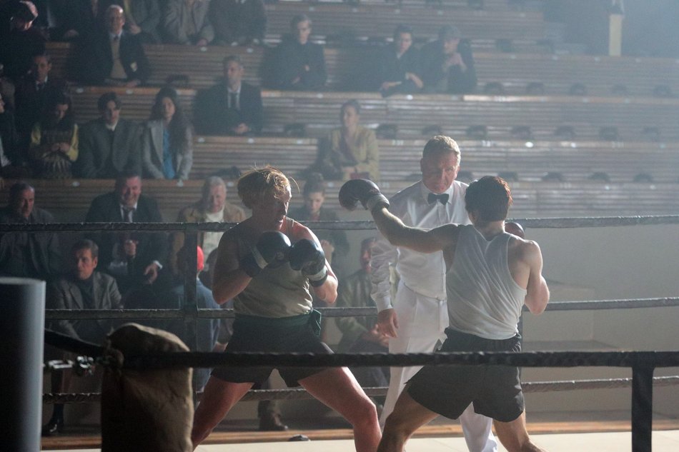 Plan filmowy w Hali Sportowej w Łodzi