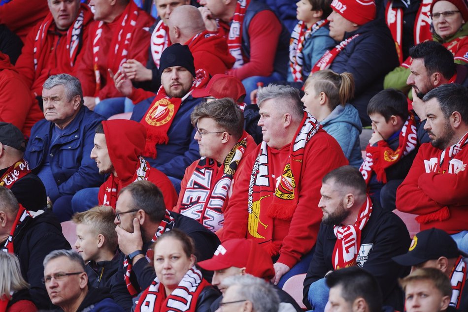 Kibice na meczu Widzewa Łódź z Motorem Lublin. Byłeś? Odszukaj się na trybunach