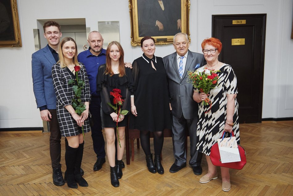 Uroczystość wręczenia medali z okazji długiego pożycia małżeńskiego