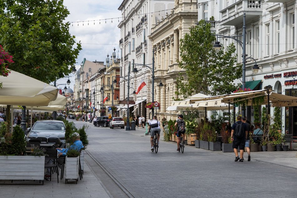 Łódź. Pierwszy sierpniowy weekend na Piotrkowskiej. Tłumy łodzian i turystów!