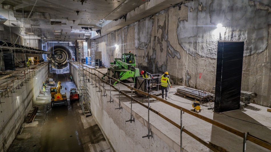 Tunel średnicowy Łódź. Stacja Łódź Polesie