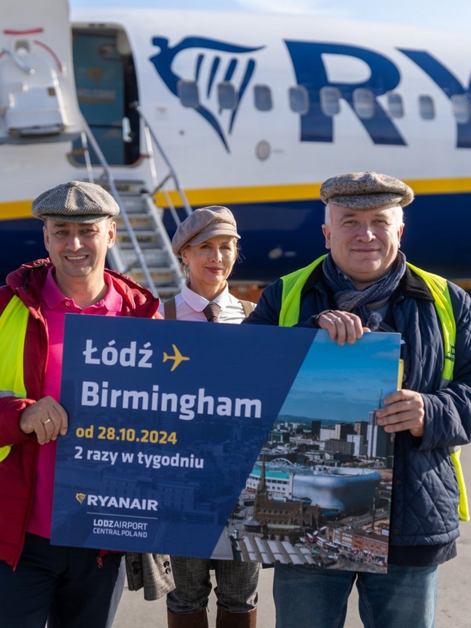 Lotnisko w Łodzi. Nowy kierunek wystartował! Pierwsi pasażerowie odlecieli do Birmingham