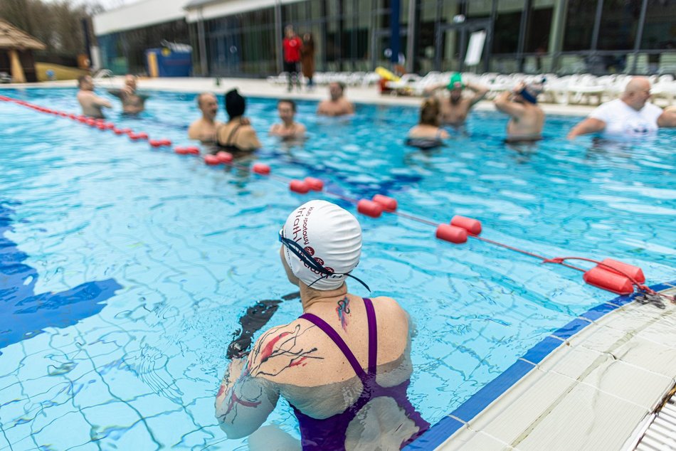 Ostatnie morsowanie w Aquaparku Fala