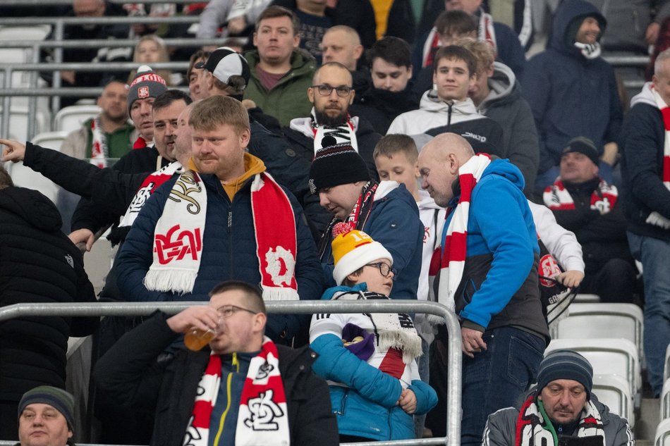 Kibice na meczu ŁKS Łódź z Miedzią Legnica. Odszukaj się w naszej galerii