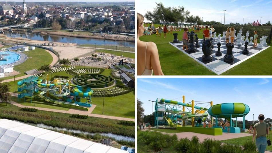 Łódź. Park rozrywki w Termach Uniejów