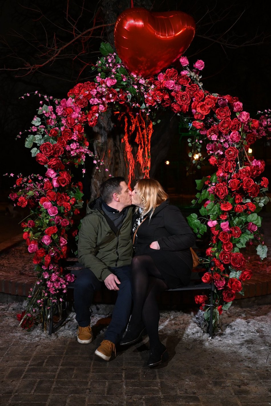 Łódź. Walentynki w Pasażu Rubinsteina w Łodzi. Aż czuć miłość w powietrzu!