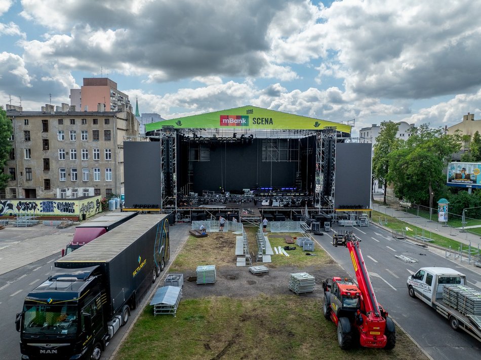 mBank scena główna w budowie