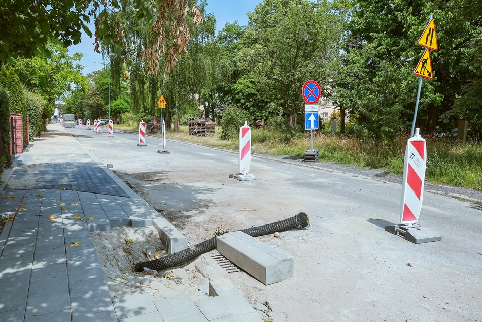Łódź. Remont Krzywickiego. Zaglądamy na plac budowy na Radiostacji