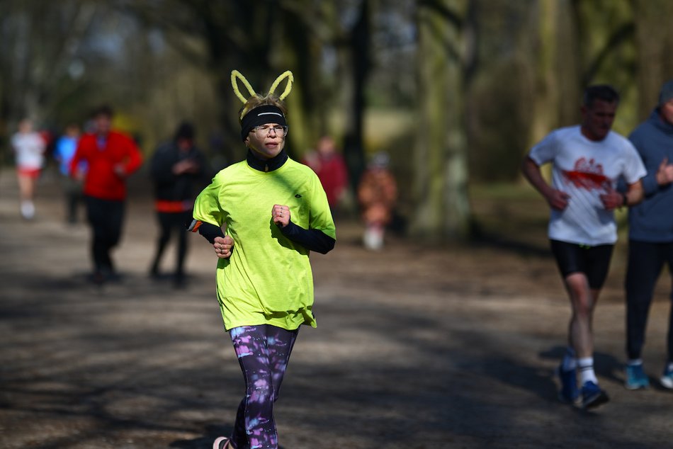 Łódź. Wielkanocny Parkrun w Parku Poniatowskiego