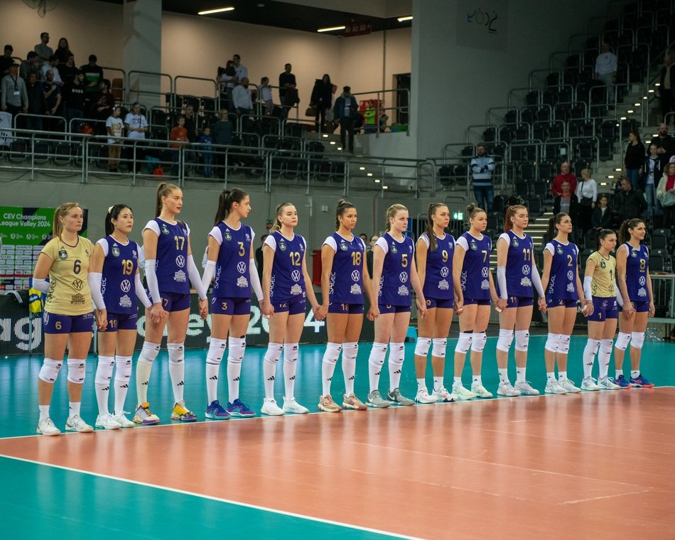 siatkarki podczas meczu