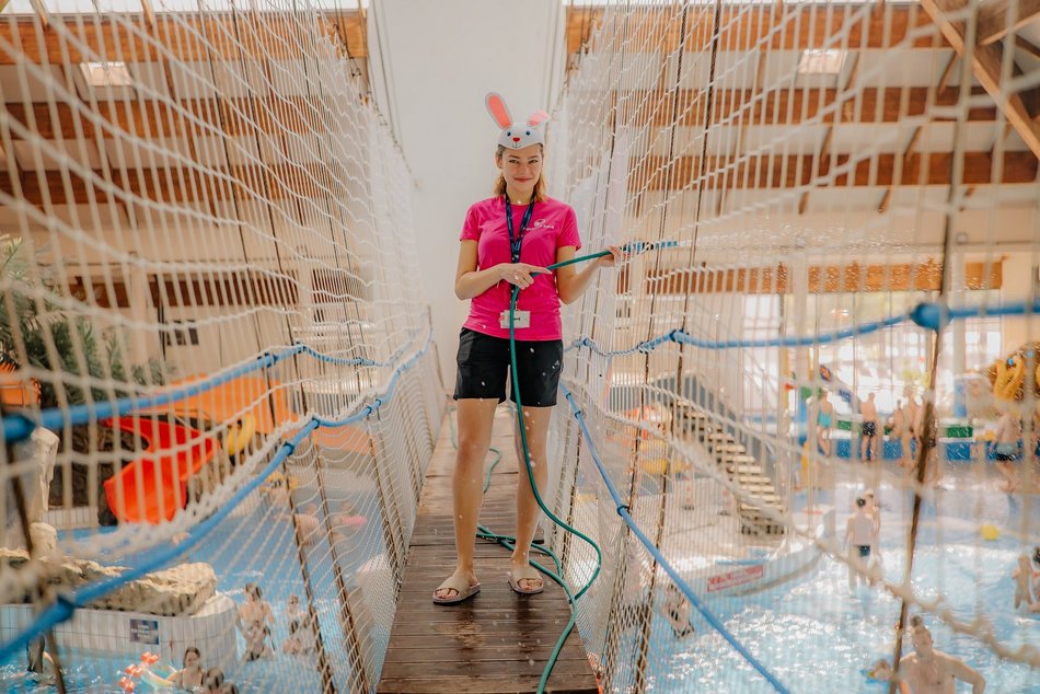 Lany poniedziałek w Aquaparku Fala. Tam wody nie brakowało!