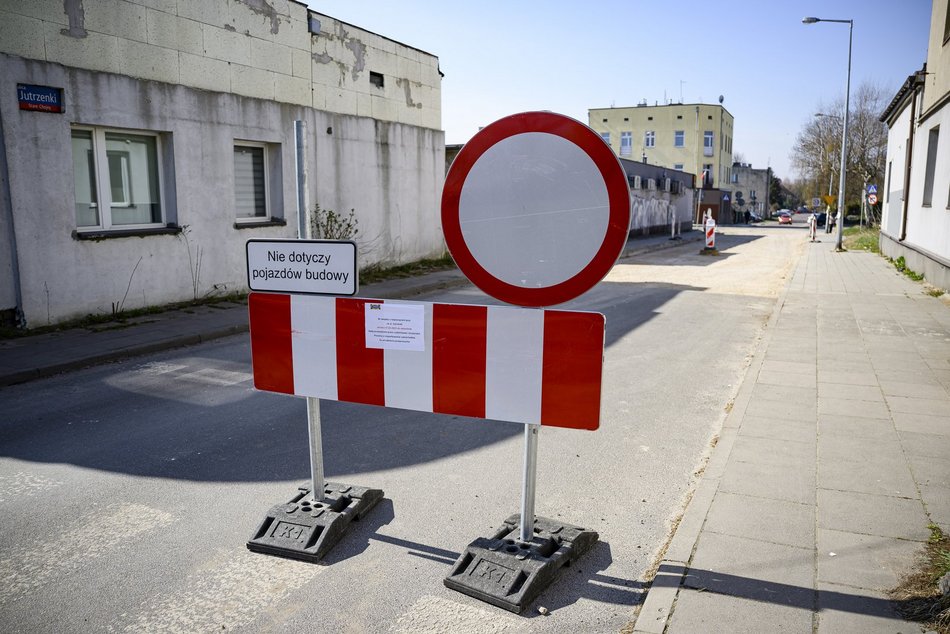Łódź. Ulica Jutrzenki w Łodzi
