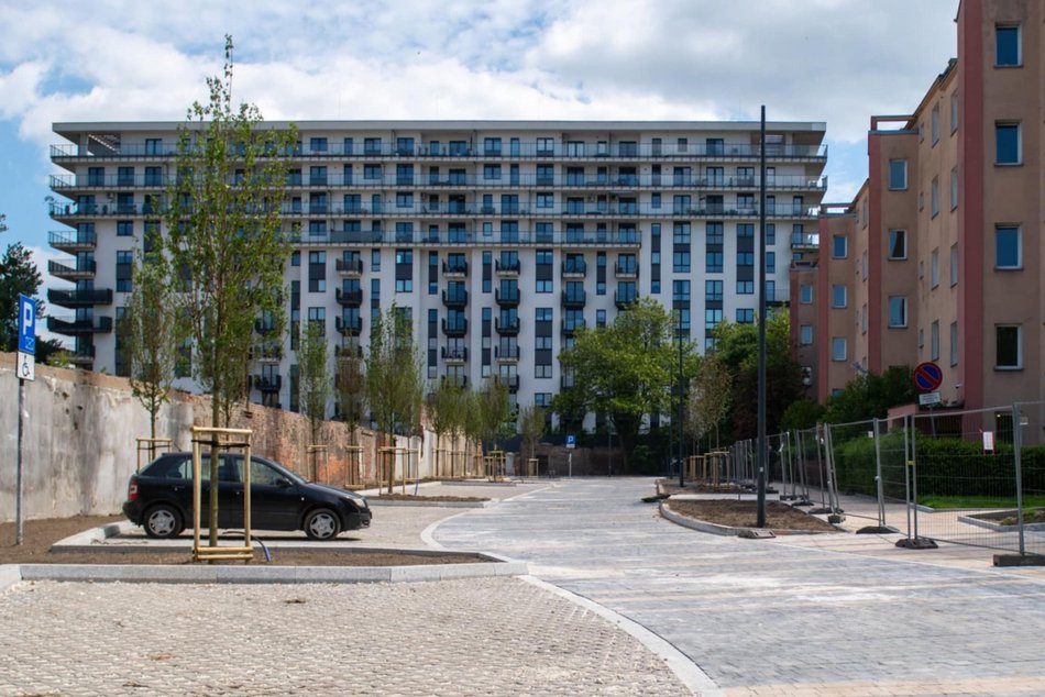 Nowy woonerf przy Wierzbowej w Łodzi prawie gotowy. I to w samym centrum miasta!