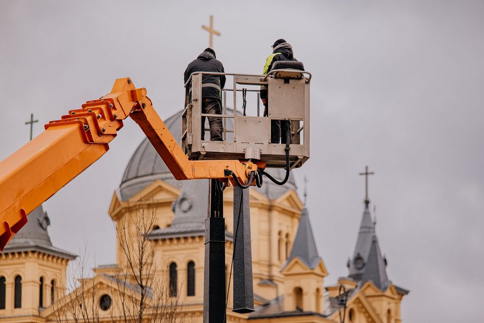 Plac Wolności w remoncie