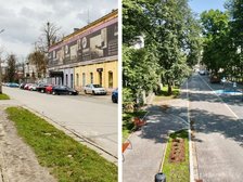 Woonerfy w Łodzi. Zdjęcia przed i po