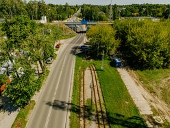Ulica Warszawska - torowisko tramwajowe