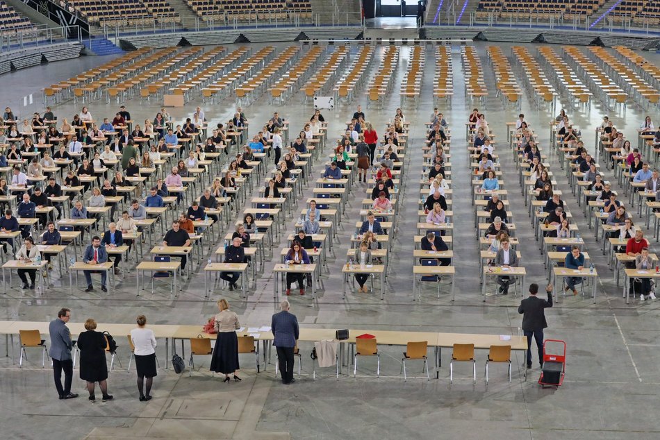 Egzamin lekarzy w Atlas Arenie