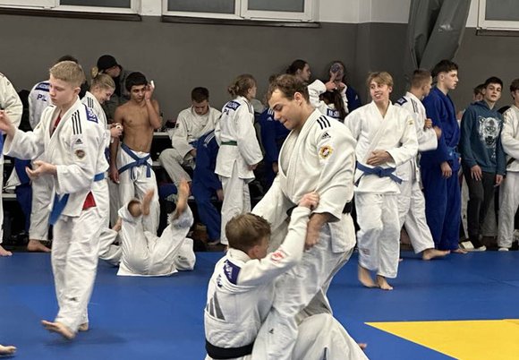 Zawodnicy judo