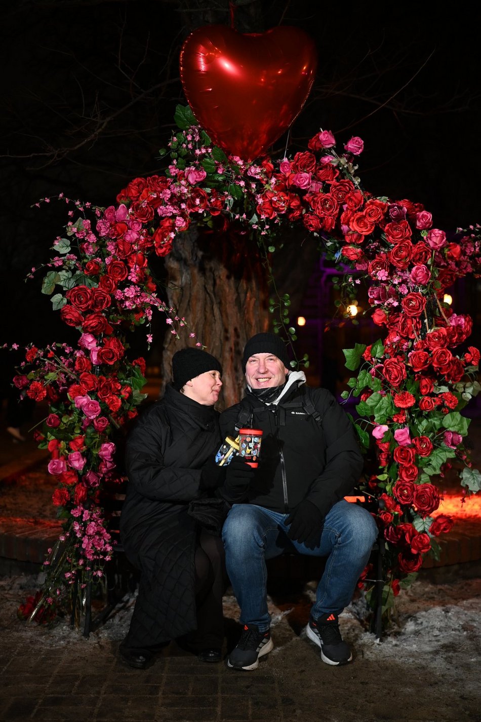 Łódź. Walentynki w Pasażu Rubinsteina w Łodzi. Aż czuć miłość w powietrzu!