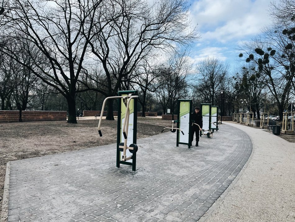 Park Staromiejski - siłownia plenerowa
