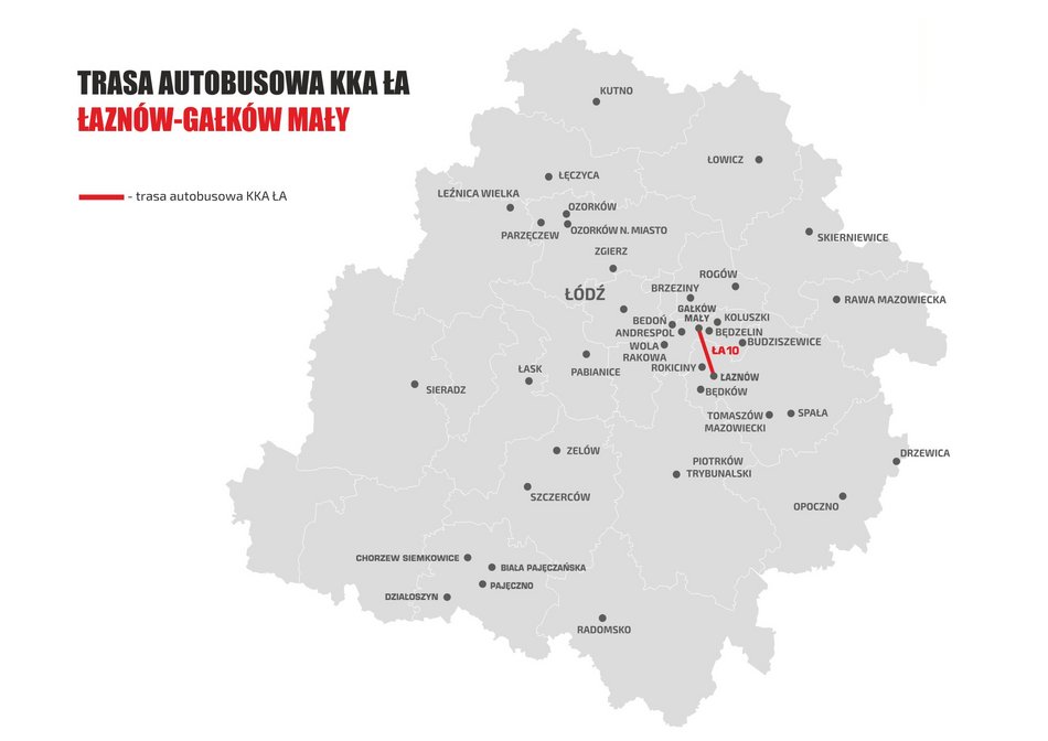 Nowe trasy autobusów ŁKA. Aż 9 połączeń już od grudnia