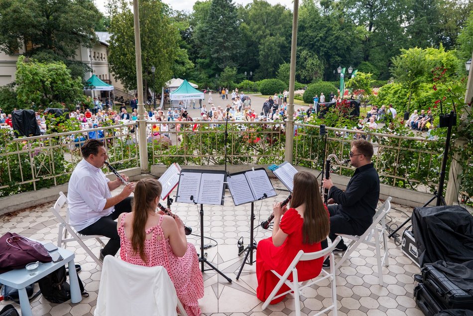 Łódź. Letnie Koncerty w Altanie w Łodzi. Subito Quartet wystąpił w parku Źródliska