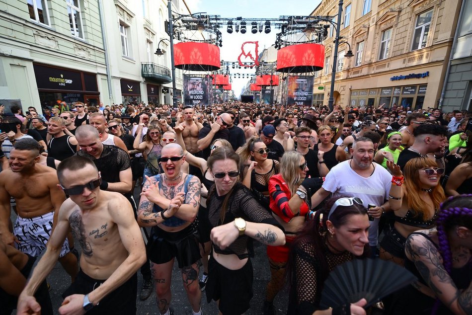 Łódź. Parada Wolności 2025 w Łodzi. Największy klub muzyczny pod gołym niebem
