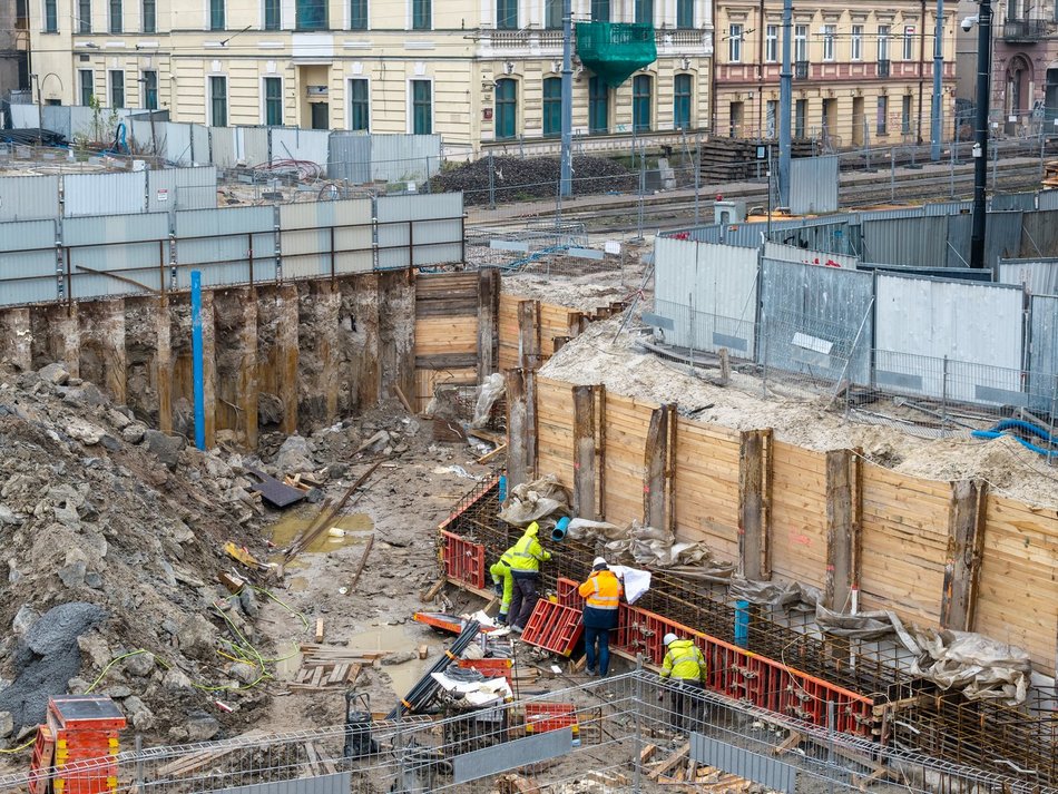 Tunel pod Łodzią. Budowa stacji Łódź Śródmieście nie zwalnia tempa