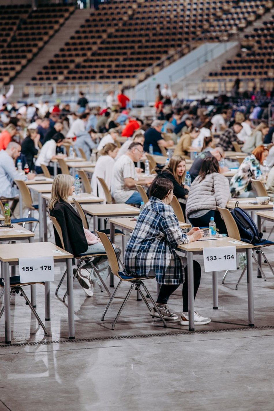 Łódź. Atlas Arena największą salą egzaminacyjną w Polsce! Medycy sprawdzają swoją wiedzę