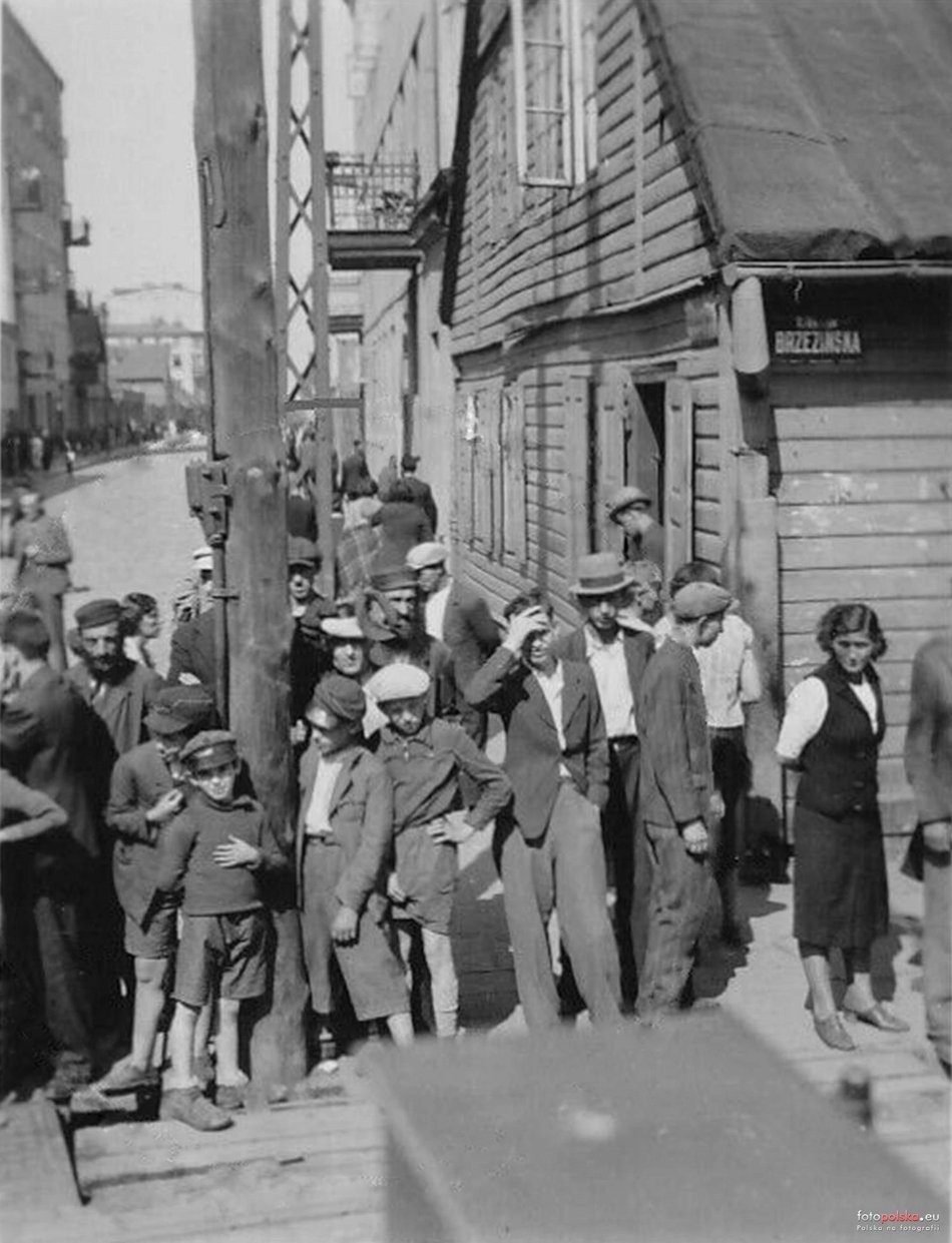 Łódź. Ul. Franciszkańska - wrzesień 1939 r.