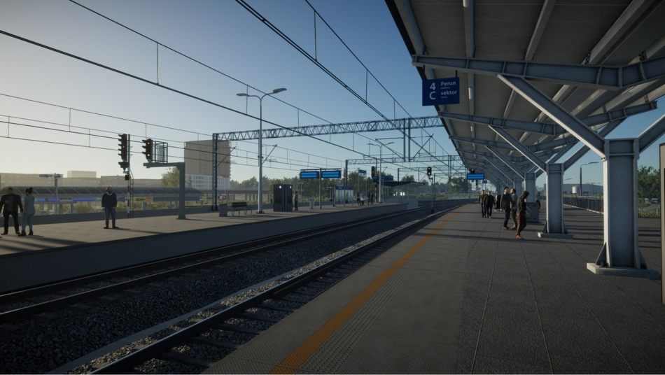 Łódź. Już dziś możesz poprowadzić pociąg po Węźle Kolejowym w Łodzi! Wystarczy myszka i klawiatura