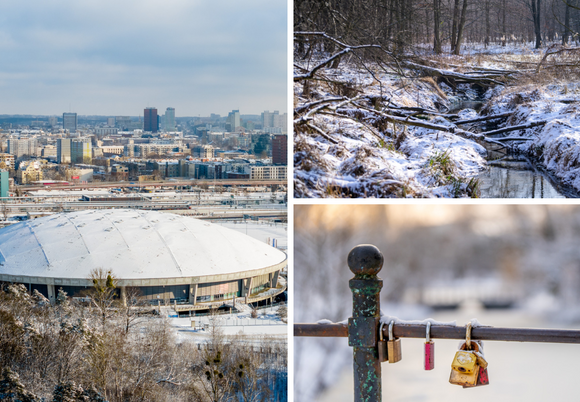 Łódź. Najpiękniejsza Łódź zimą. 10 tapet na telefon, które wprowadzą zimowe wibracje!