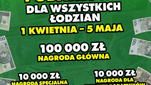 Loteria Podatkowa w Łodzi 2023. Wyjątkowe nagrody na 600. Urodziny Łodzi!