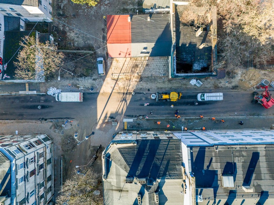 Przybyszewskiego w przebudowie