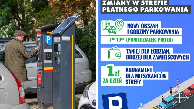 Zmiany w Strefie Płatnego Parkowania w Łodzi. Taniej dla łodzian, nowy obszar, godziny i ceny