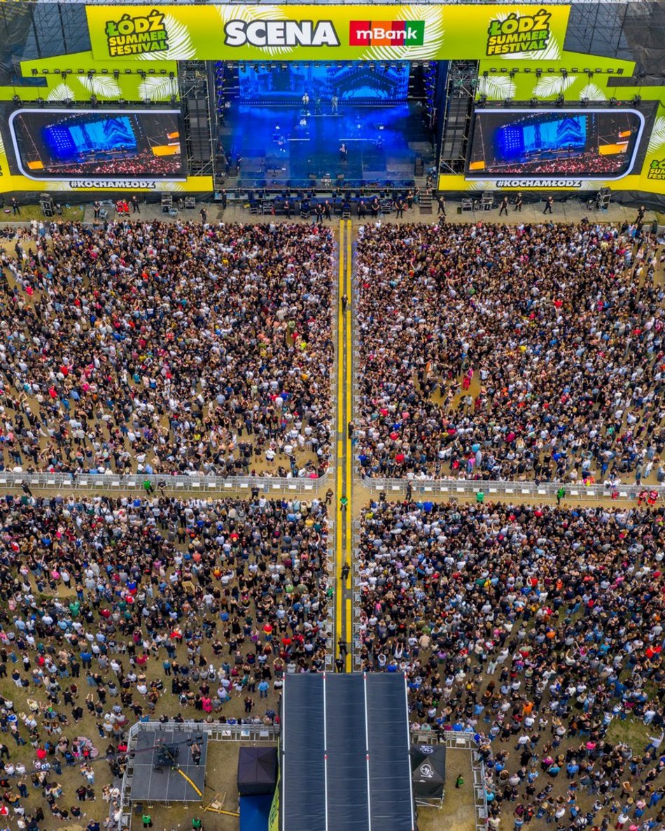 Łódź Summer Festival 2025 z lotu ptaka! Zobacz te spektakularne kadry!