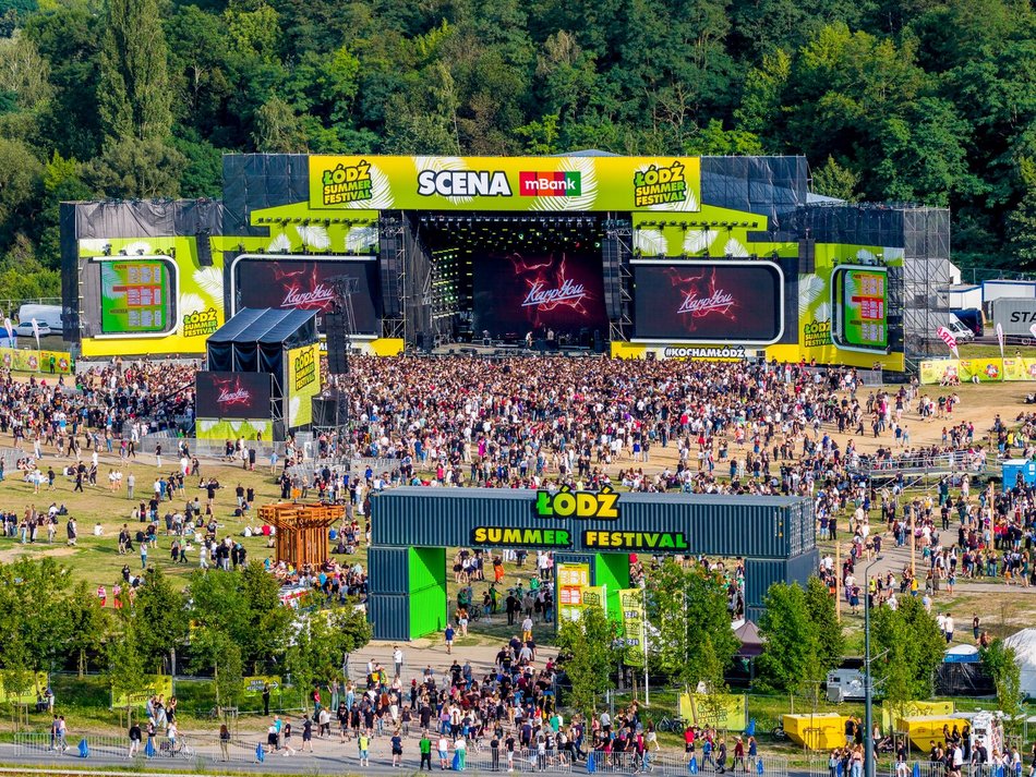 Łódź Summer Festival 2025 wystartował! Otwarcie bram i tłumy biegnące pod scenę!