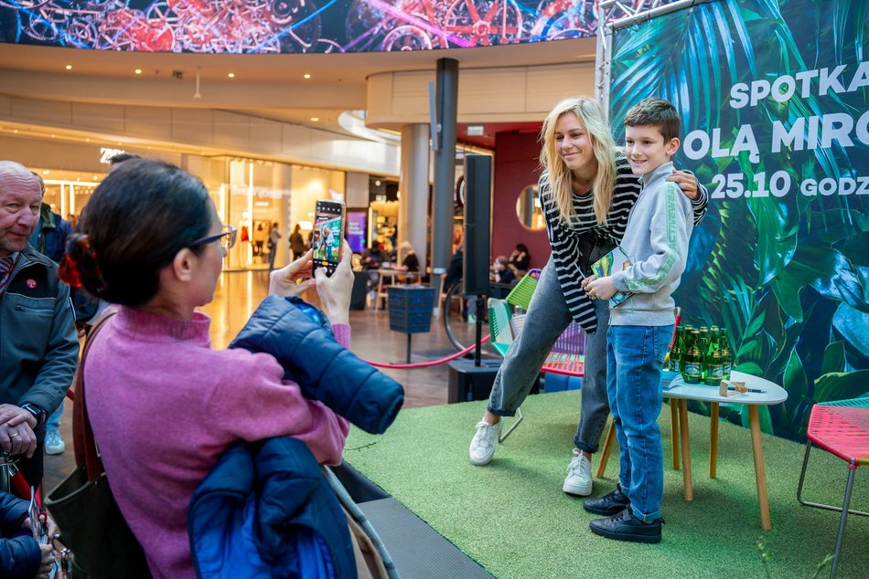 Łódź. Aleksandra Mirosław w Manufakturze. Złota medalistka olimpijska spotkała się z fanami