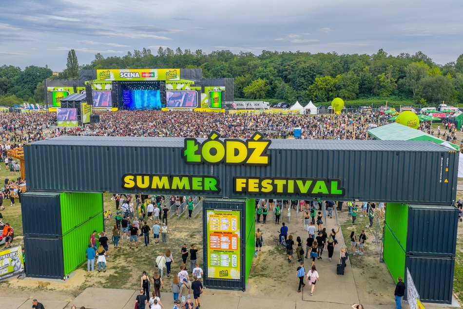 Łódź Summer Festival 2025 z lotu ptaka! Zobacz te spektakularne kadry!
