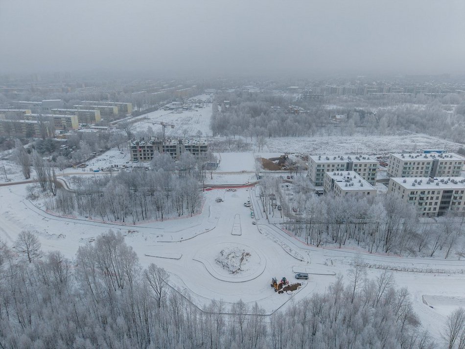 Łódź. Budowa przedłużenia ul. Kaczeńcowej