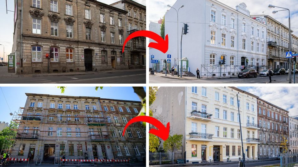 Remont kamienic przy Żwirki w Łodzi