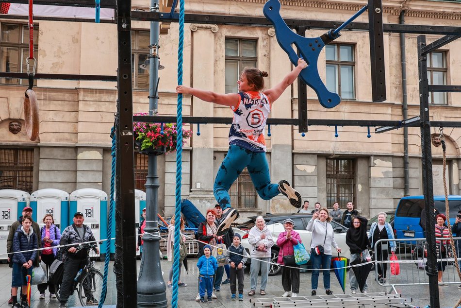 Łódź. Ninja Series w Łodzi. Wspaniała rywalizacja w strugach deszczu