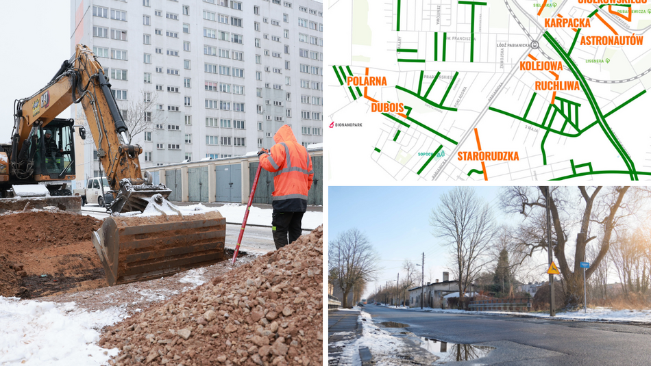 Łódź. Remonty dróg na Górniaku, Rokiciu i Rudzie w Łodzi. Które ulice przejdą metamorfozę?