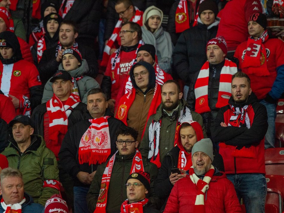 Kibice na meczu Widzew Łódź – Zagłębie Lubin
