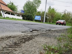 Widok na ulicę Rąbieńską przed remontem