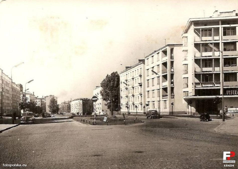 ul. Uniwersytecka - lata 1960-1970