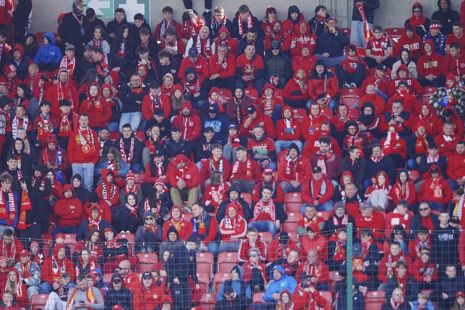 Kibice na meczu Widzewa Łódź z Motorem Lublin. Byłeś? Odszukaj się na trybunach