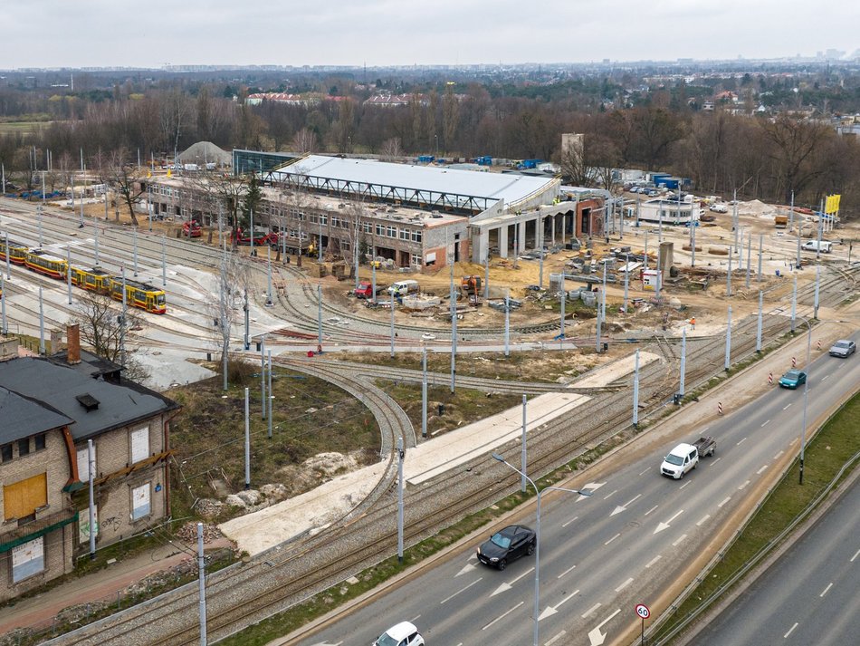 Zajezdnia Chocianowice w przebudowie