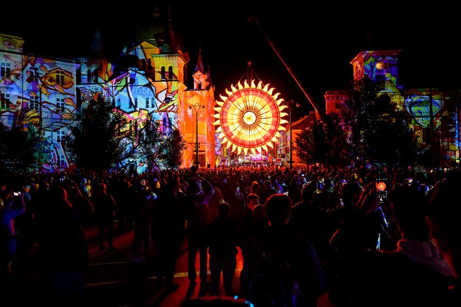 Light Move Festival 2025 Łódź na placu Wolności. Niesamowite widoki!