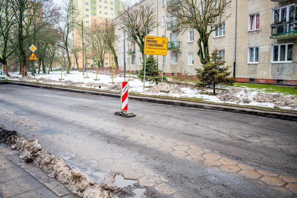 Łódź. Drogowcy zaczęli remont na Tuszyńskiej